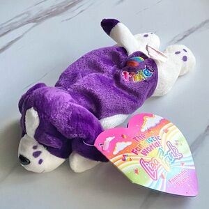 VTG Lisa Frank Violet puppy beanie plush - SWT